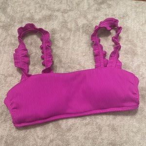 NWOT magenta bikini top